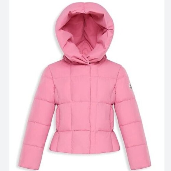 Moncler Girl's Giroflee Stretch Tech Hooded‎ puffer jacket, size 8